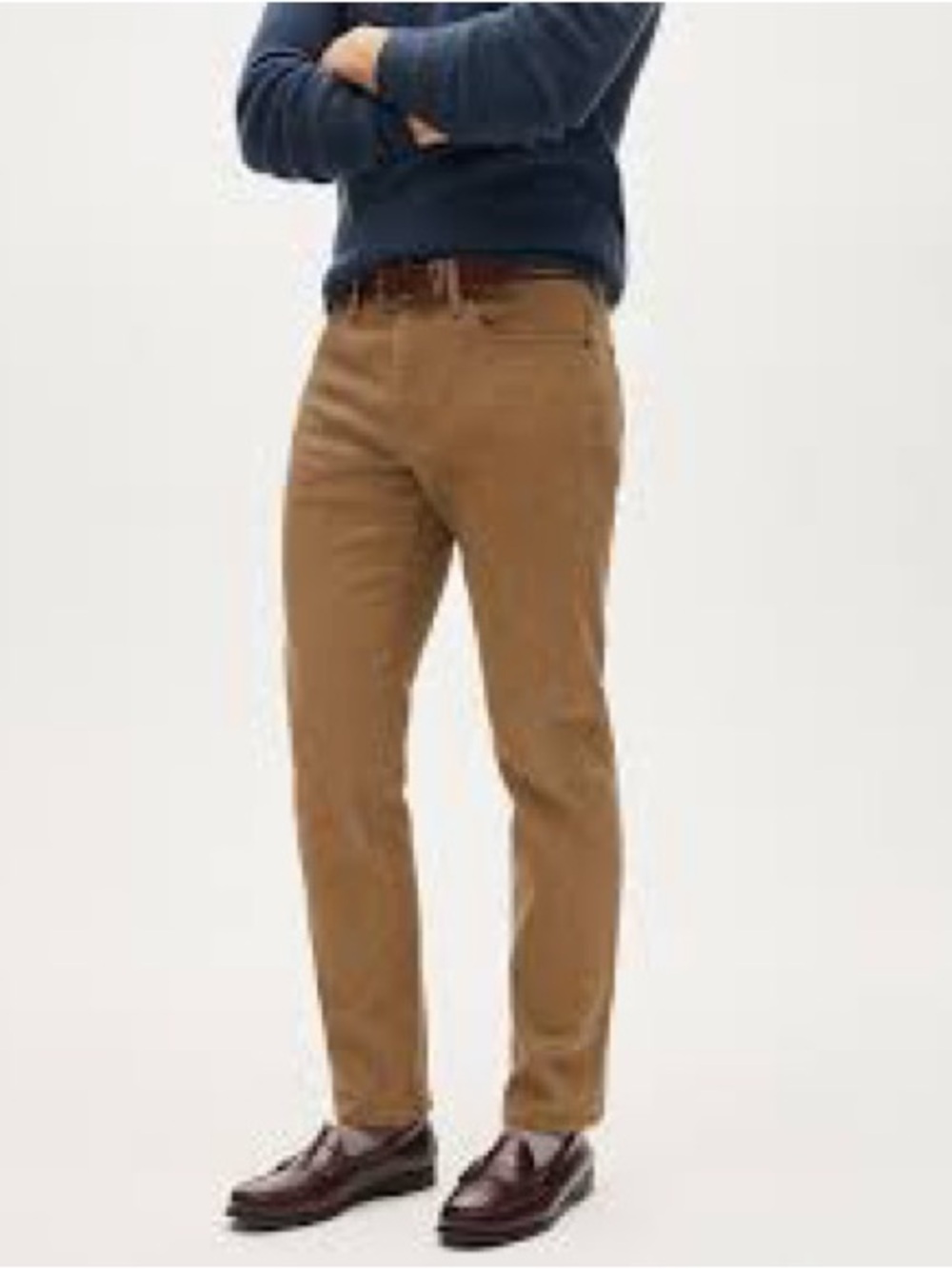 J. Crew 770 Straight Fit  Pants Men's 32x34 Brown 5-Pocket tan
